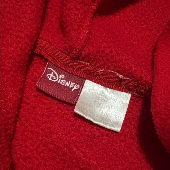 Vintage Disney Mickey Mouse Zip Jacket Hoodie Fleece Light weight Womens XL - Picture 3 of 4
